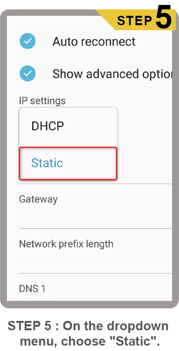 DNS CHANGE - Android_5